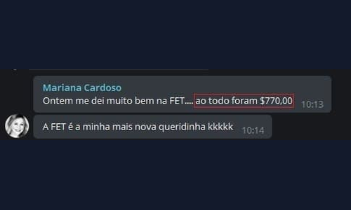Print depoimento Mariana