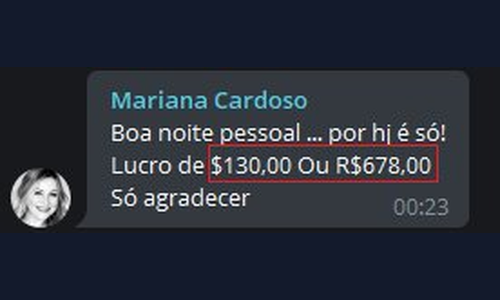 Print depoimento Mariana